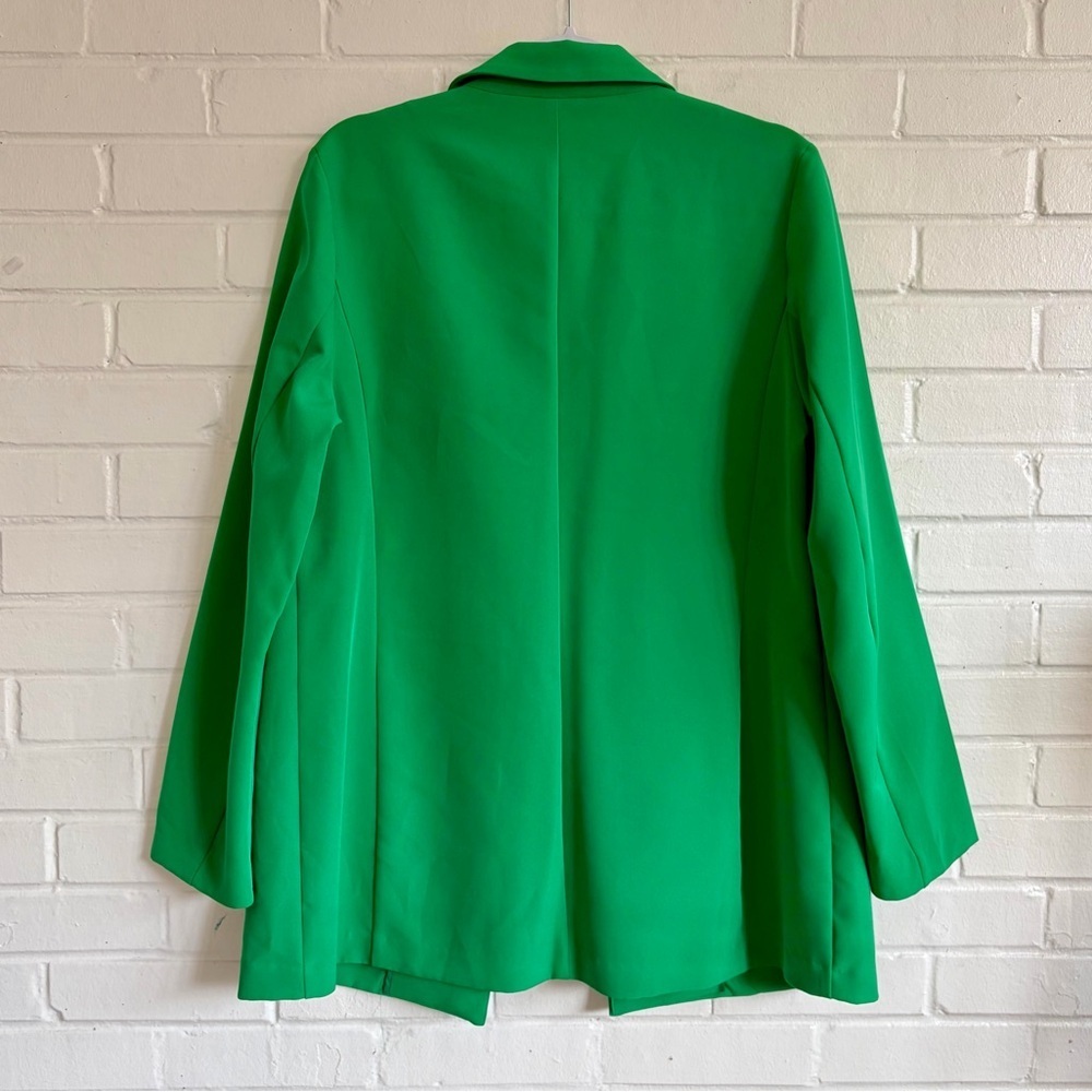 MARC NEW YORK Open Front Green Women's Blazer, SZ L LIKE NEW! - Picture 12 of 13